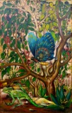 Ricordi del Guatemala La farfalla e la lucertola cm 129x82 - 4
