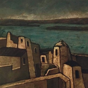 Giuseppe Signorile, Paesaggio costiero (olio su tela, 80x70, 1982 ca.) Most-I