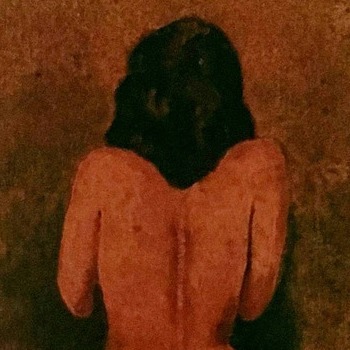 Giuseppe Signorile, Nudo, olio su tavola, 1967